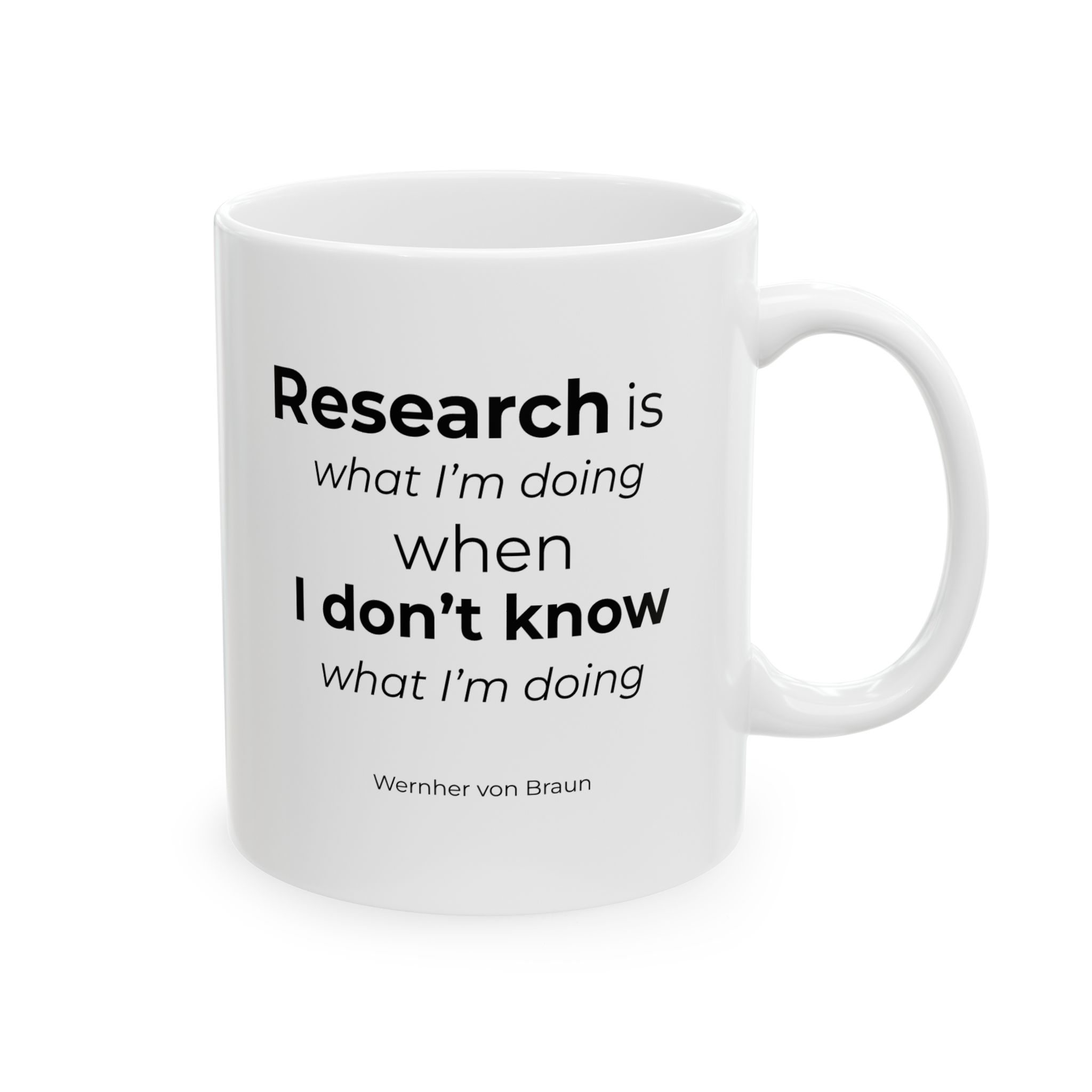 Wernher Von Braun Ceramic Mug (11oz) - Image 2